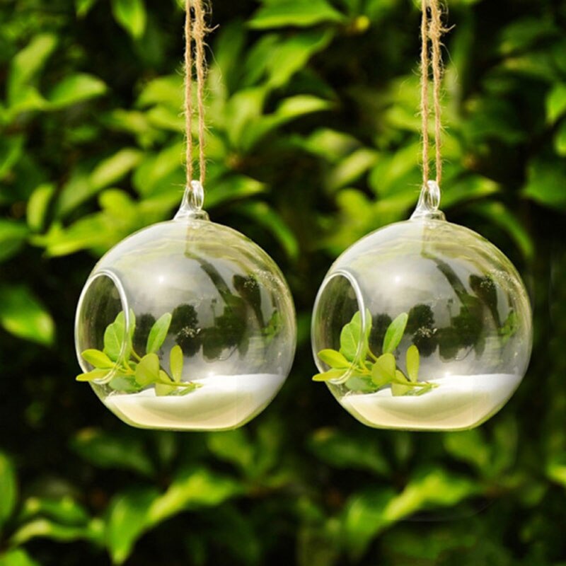 Globe Shape Clear Hanging Glass - USA Distribution Center