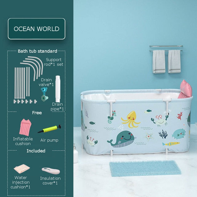 Adult Folding Bathtub - USA Distribution Center